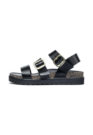 TUNEZ - Sandalen met plateauzool - black