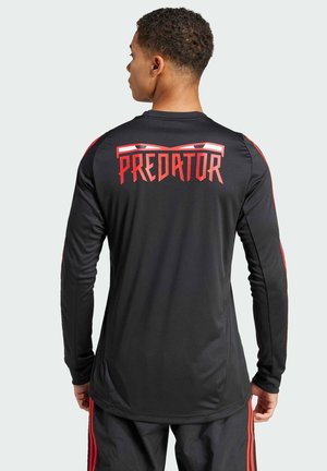 adidas Performance PREDATOR 30TH ANNIVERSARY LONG SLEEVE - Langarmshirt - black red