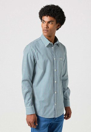 Shirt - green navy