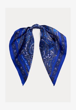 Lauren Ralph Lauren PAISLEY SANDWASHED SILK BANDANNA - Halsdoek - navy