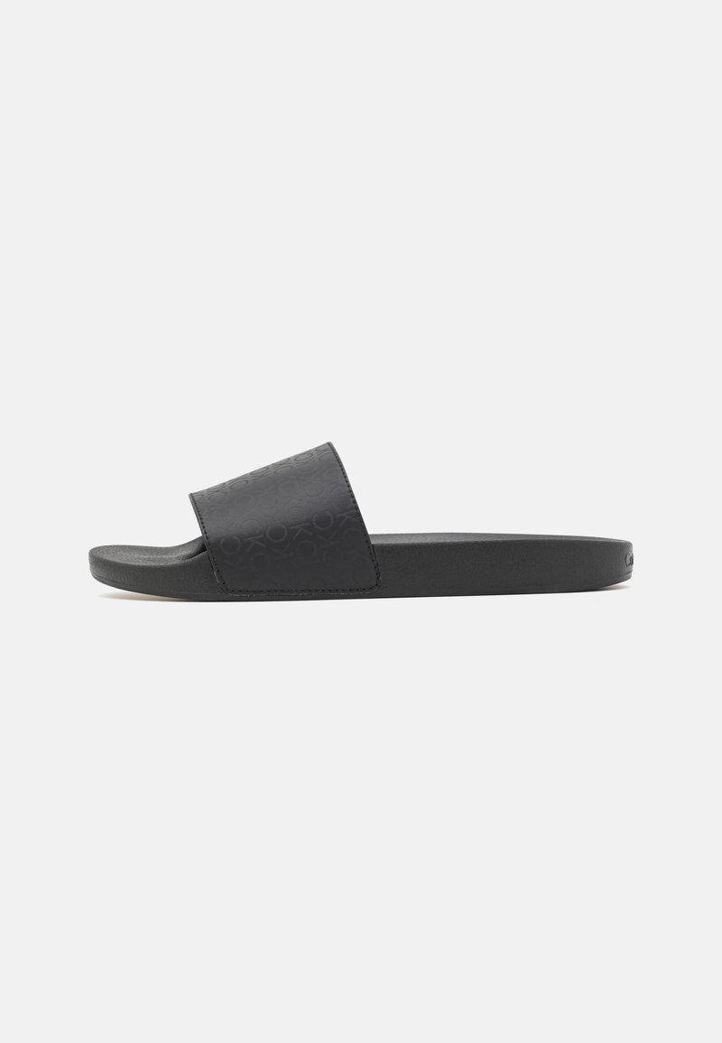 Calvin Klein POOL SLIDE MONO Muiltjes black/zwart Zalando.nl