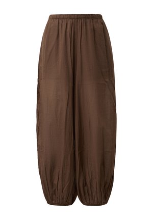 QS, HOSE - Stoffhose - dunkelbraun