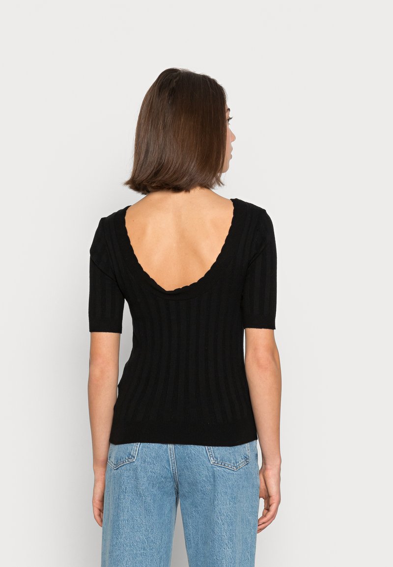 Damen Strickjacken | Vero Moda VMMINNA O NECK Strickpullover black/schwarz - XM48746 Damen Strickjacken | Vero Moda VMMINNA O NECK Strickpullover black/schwarz - XM48746
