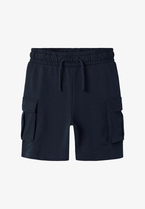 Marine cargo short med elastisk talje, snor og to sidelommer. Lavet af et blødt materiale for komfort og holdbarhed.