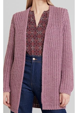 Cardigan - mauve