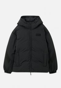 MOUNTAIN HOODED JACKET LOGO - Vinterjakke - black