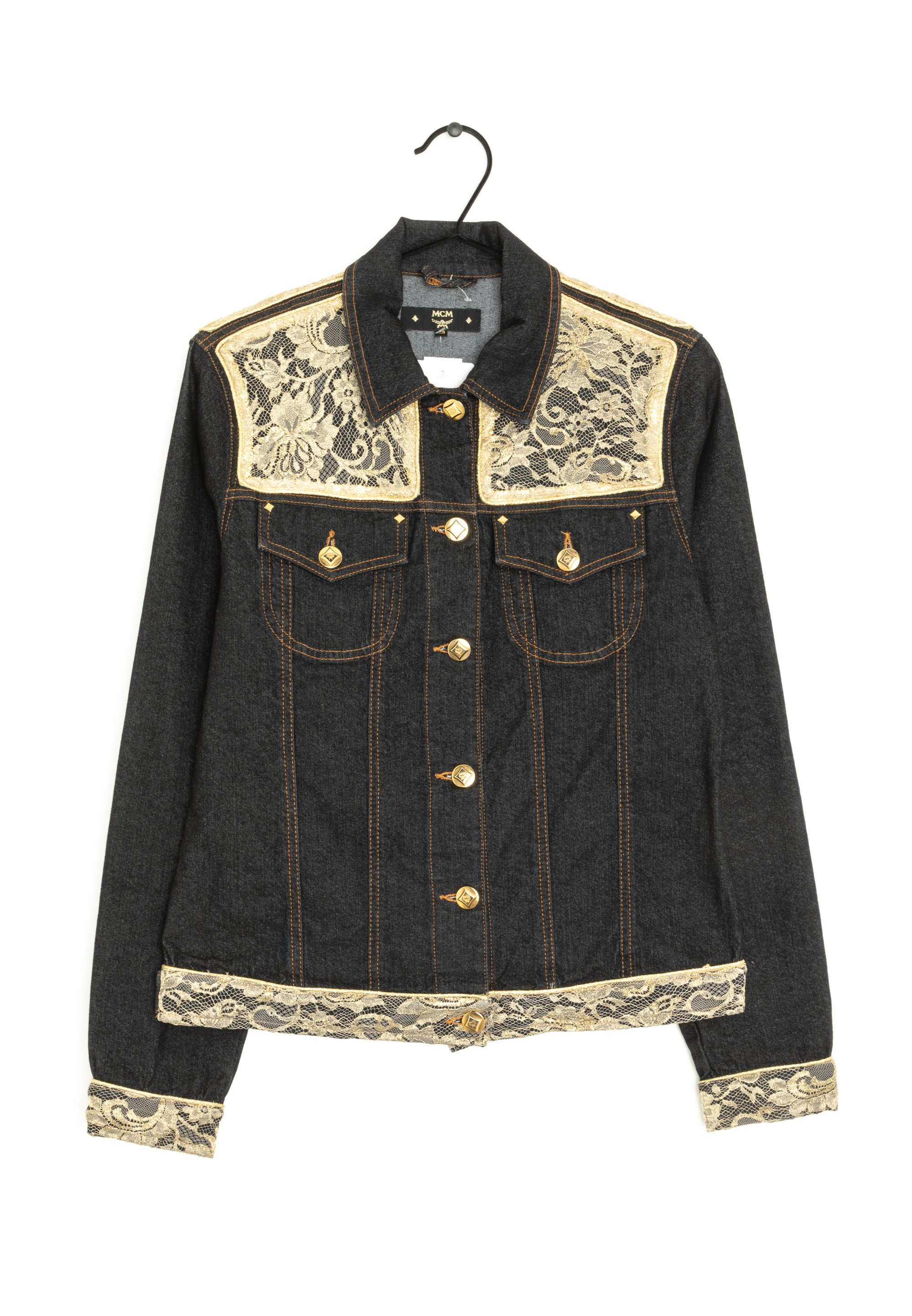 MCM Jeansjacke black/schwarz (Pre-owned) Zalando