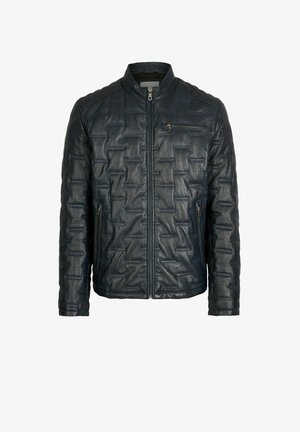 bugatti BUSANDRO - Chaqueta de cuero - dunkelblau