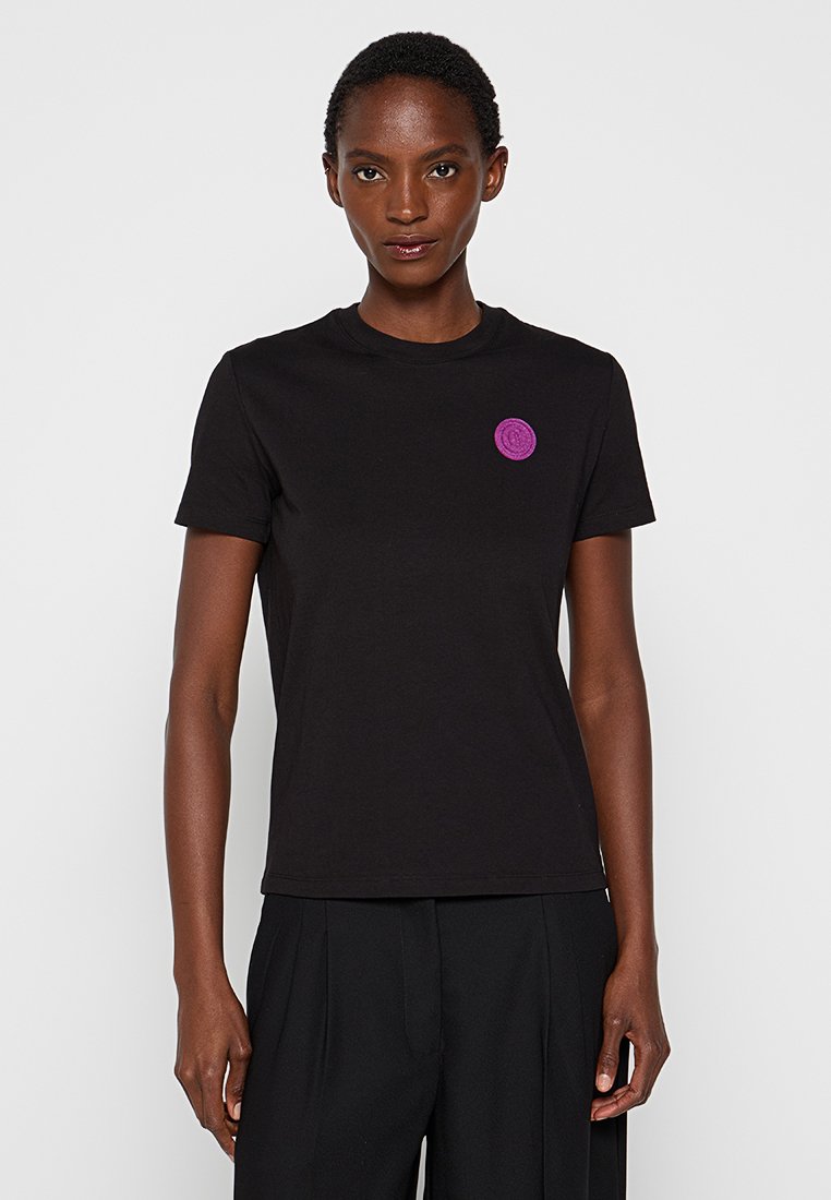 Just Cavalli T-shirt print zwart