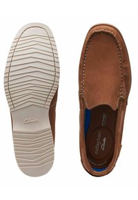 Clarks NOONAN STEP - Slipper - cola suede
