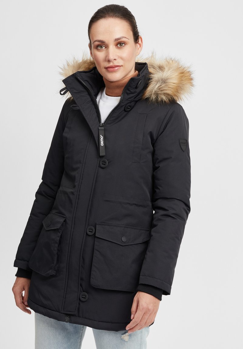 Oxmo - OXACTA - KURZMANTEL - Cappotto invernale - black, Ingrandire