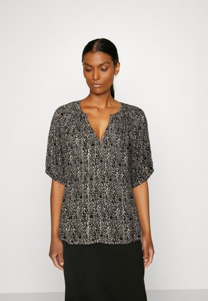 GAP PUFF - Μπλούζα - white/black