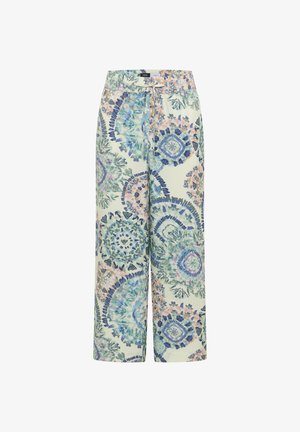 Cecil, HIGH WAIST WIDE LEG HOSE IM LOOSE FIT - Broek - vanilla white