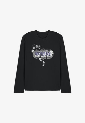 Warner Brothers, BEETLEJUICE/LOGO - Long sleeved top - black