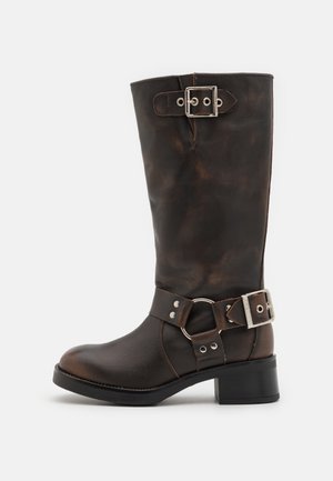 Steve Madden, Bottes de cowboy / motard - brown