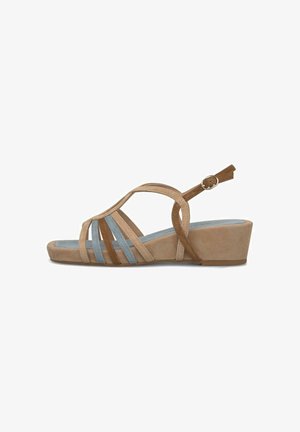 Alma en Pena, Sandali con plateau - blue denim