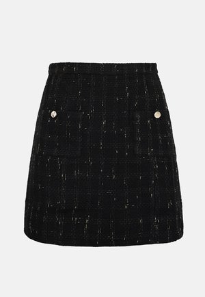 Anna Field BOUCLE - Minijupe - black