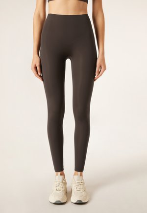 SCUPLT - Leggings - Hosen - dark brown