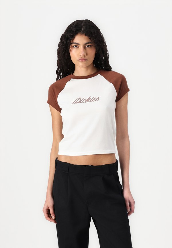 ROPE TEE - Print T-shirt - cappuccino