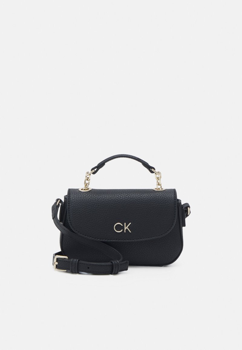Calvin Klein RELOCK CROSSBODY FLAP Across body bag black Zalando