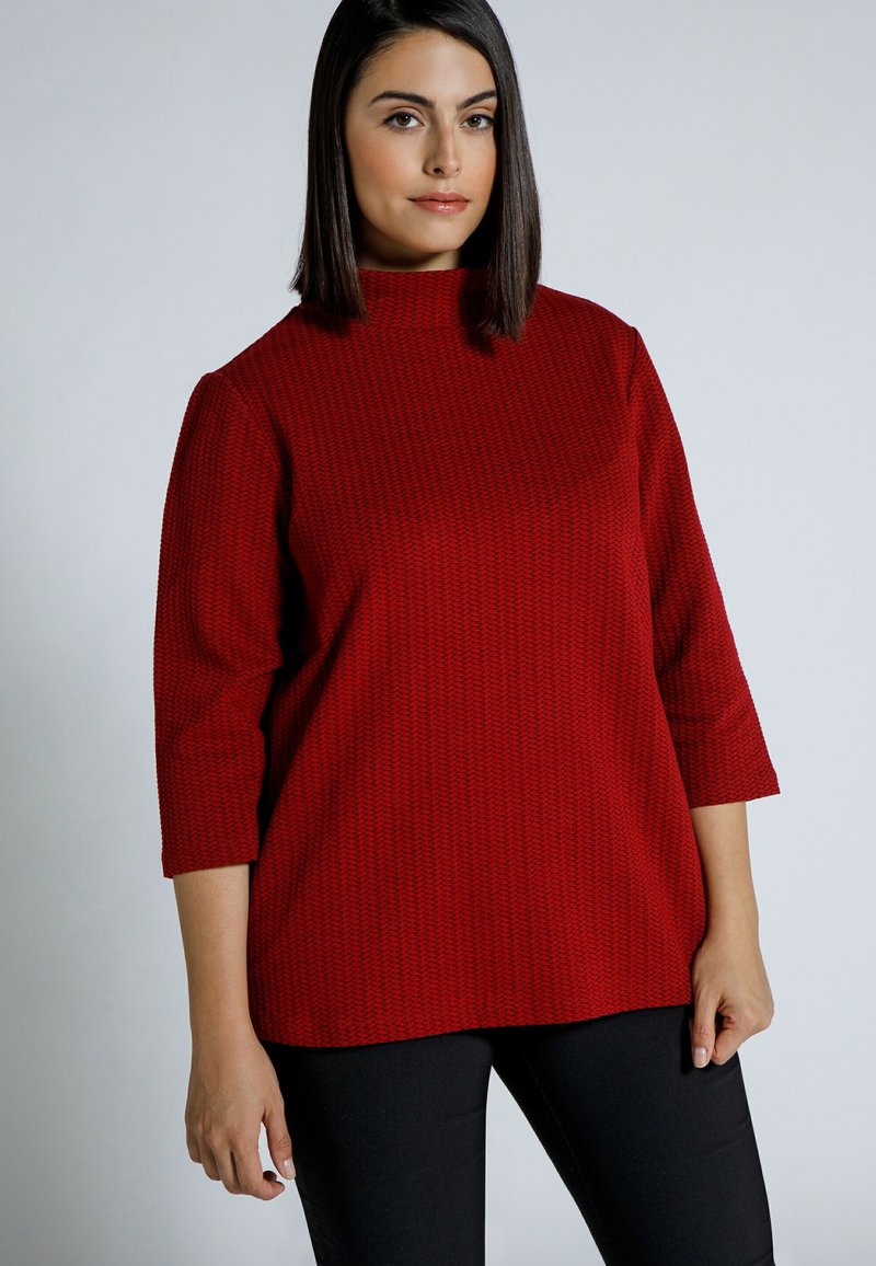 Ulla Popken Collegepaita - rouge foncé