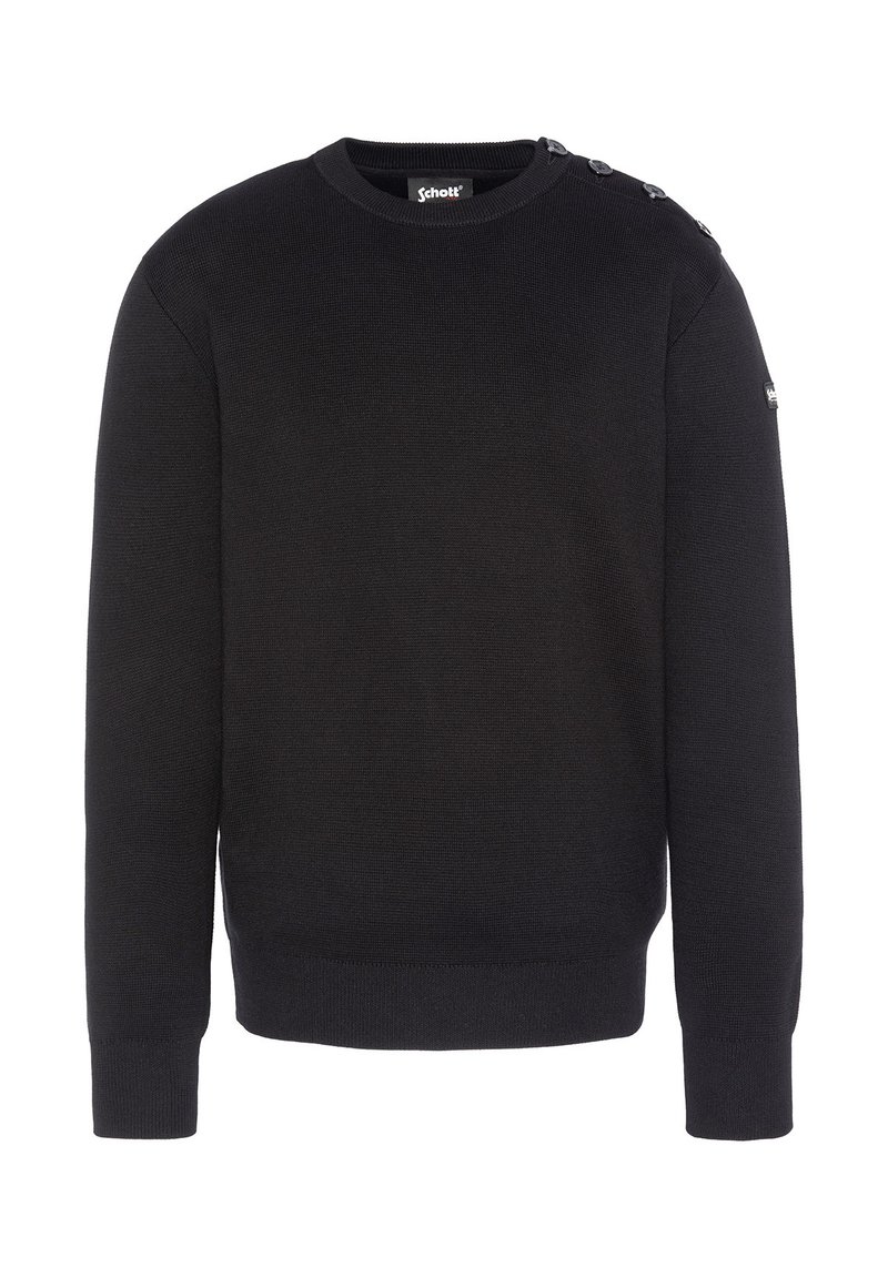 Schott ARMY CREWNECK  - Maglione - noir