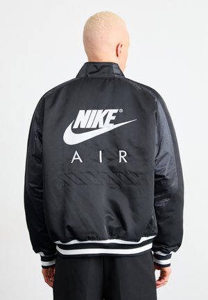 VARSITY - Bomberjakke - black/white