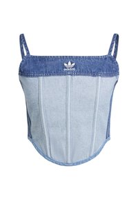 adidas Originals KSENIA - Top - medium blue denim light denim