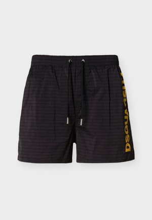 SUNSET CHASER LOGO BOXER MIDI - Šortky na plávanie - black/yellow