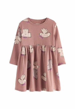 LONG SLEEVE  - REGULAR FIT - Rochie din jerseu - neutral
