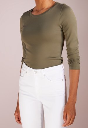 Långärmad tröja - olive