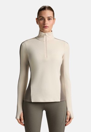 THERMAL BASE LAYER HALF-ZIP - Bluză cu mânecă lungă - sand