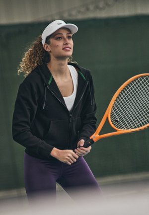 HOODED - Sudadera con cremallera - black