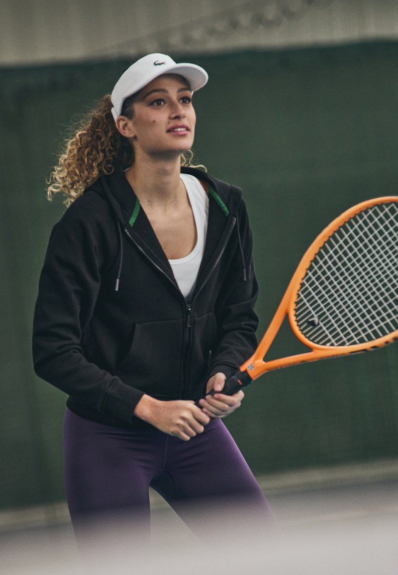 Lacoste Sport - HOODED  - Zip-up sweatshirt - black, Enlarge
