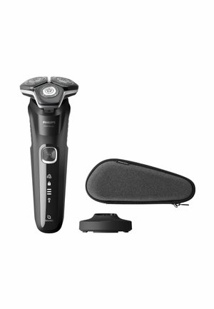 S5898/35 SHAVER CHARGING STAND, POUCH - Rasierer - metallic schwarz