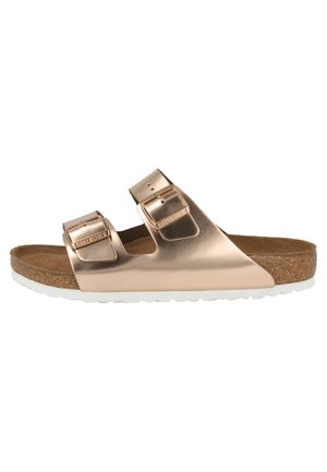 Birkenstock ARIZONA NL SFB REGULAR - Sandals - metallic copper