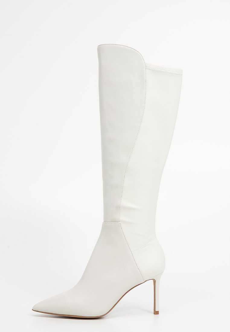 ALDO Laarzen met hoge hak wit ALDO Laarzen met hoge hak wit