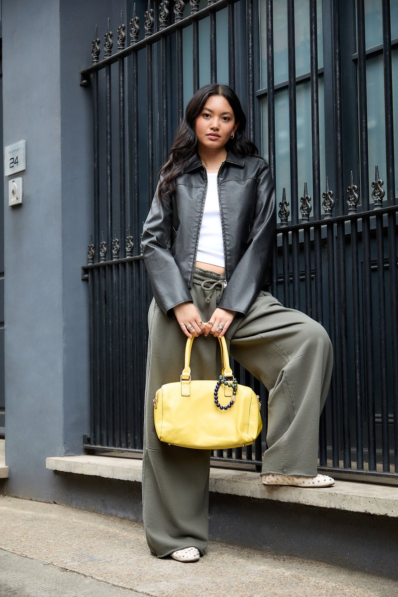 BDG Urban Outfitters Imitatieleren jas zwart BDG Urban Outfitters Imitatieleren jas zwart