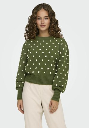 JDYSIGRID LIFE ON PUFF - Pullover - winter moss