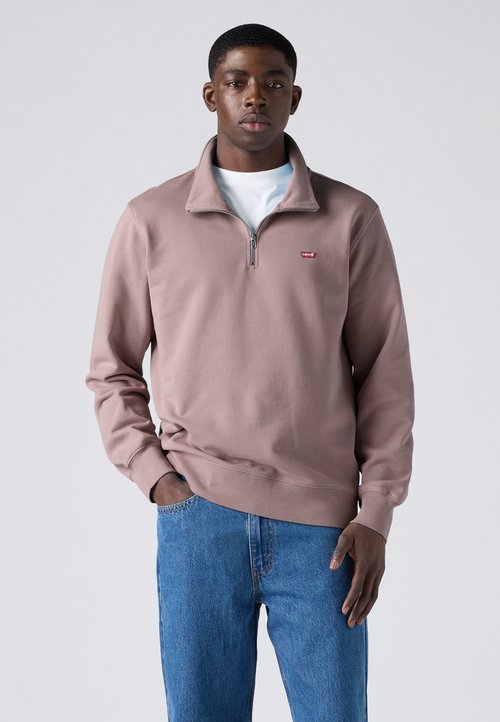 Levi's® ORIGINAL HM 1/4 ZIP - Bluză de molton - quail