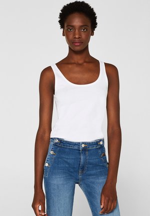 EDC BY ESPRIT HAST DU AM BESTEN GLEICH IN MEHREREN FARBEN: TANK- - Top - white