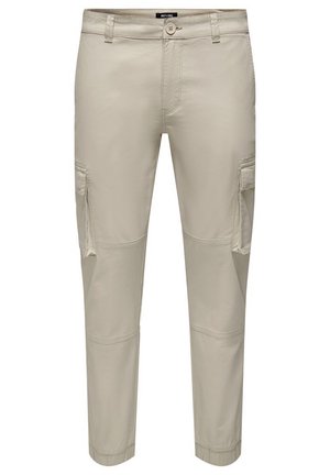 Pantalones cargo - silver-coloured