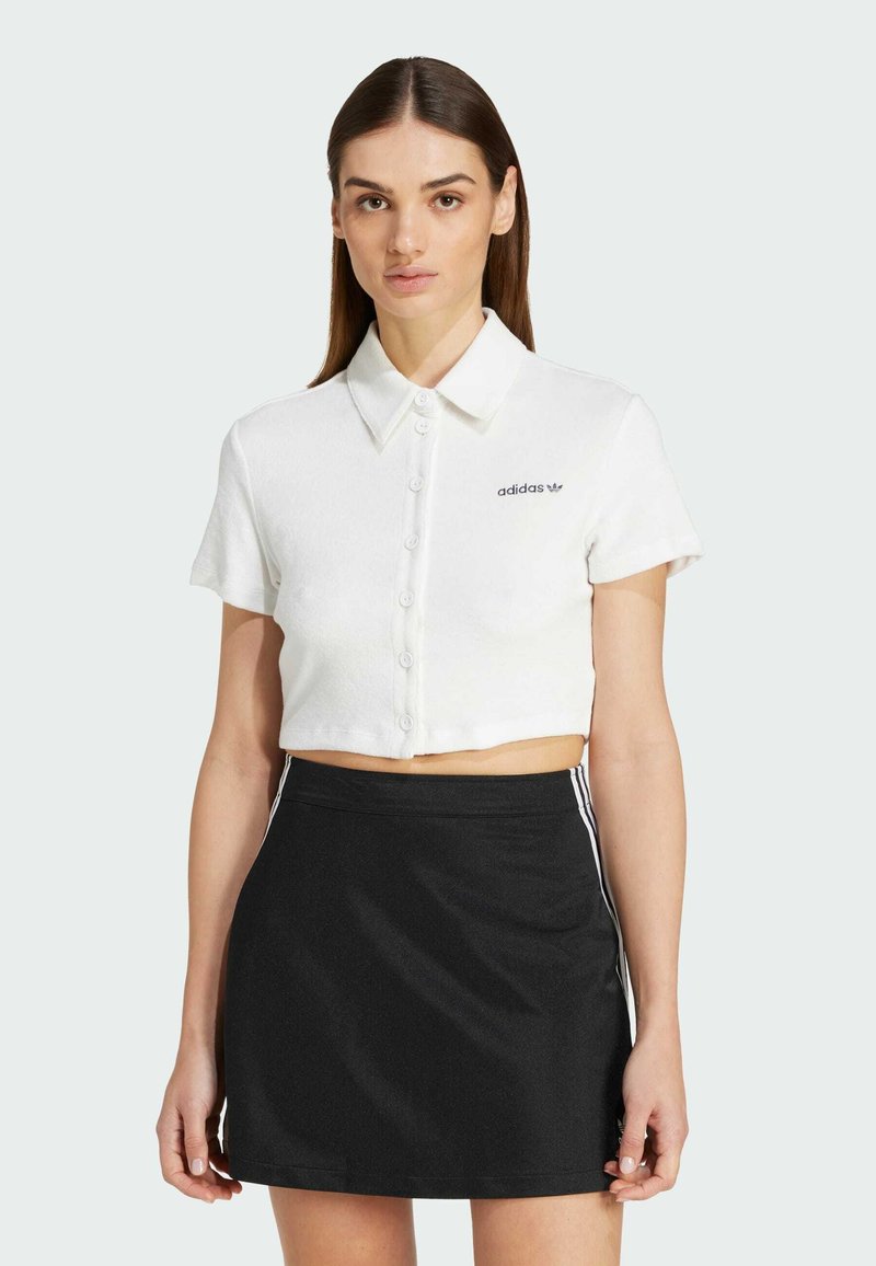 adidas Originals TOWEL UP - Nööpidega pluus - cloud white