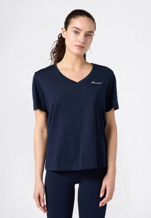 SS TEE CORE HERITAGE - T-shirt basic - dark blue