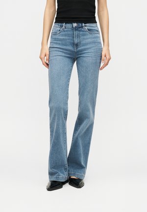 Vero Moda TANNA - Jean flare - light blue denim