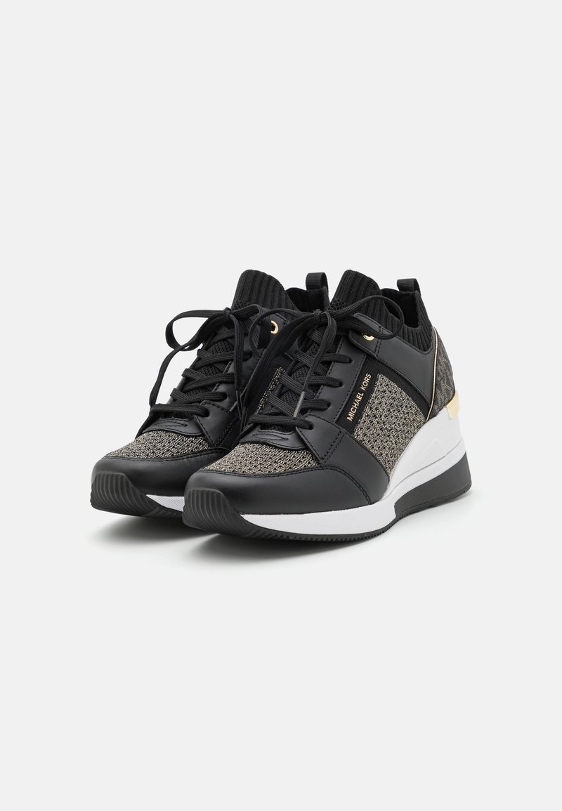 Zapatillas Michael Kors Georgie Mujer Cobra Oscuro Con Zapatilla