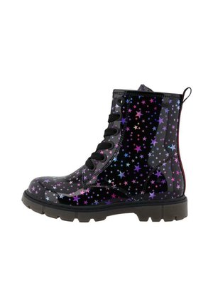 Snørestøvletter - black multicolor