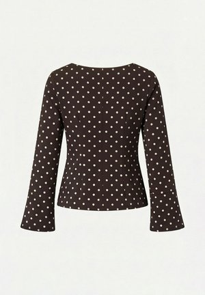 Vero Moda, TOP VMSMILLA TOP - T-shirt à manches longues - chocolate torte