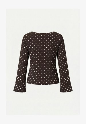 Vero Moda, TOP VMSMILLA TOP - T-shirt à manches longues - chocolate torte