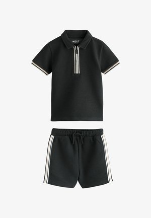 SET - Donji dijelovi trenirke - black zip neck